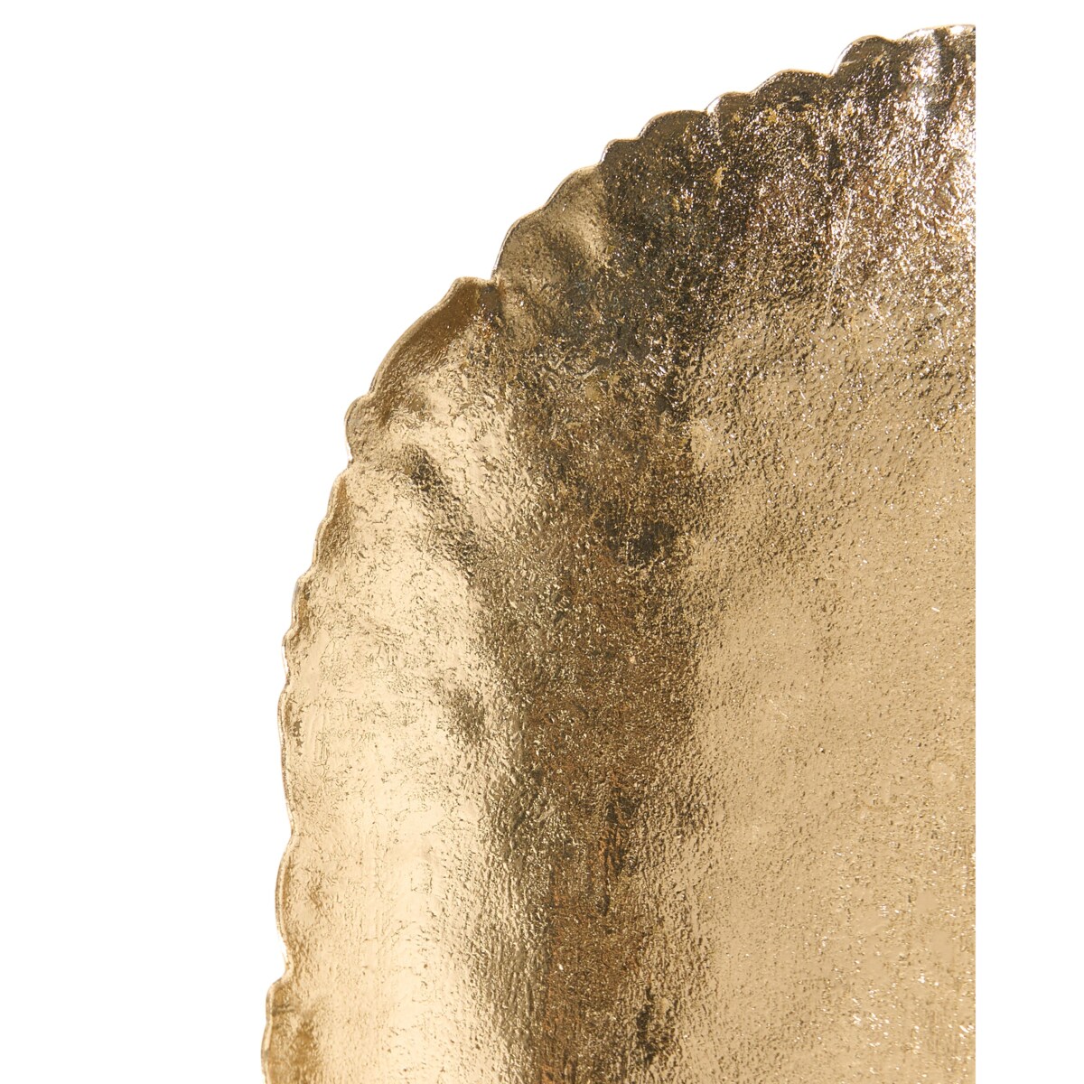 Zestaw 2 świeczników FEIJO Metal 44 cm Złoty