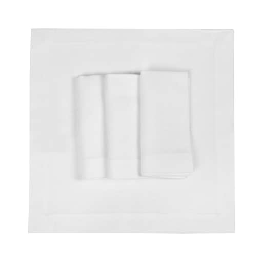 Serwetki Classic White Panama – 40 × 40 cm – komplet 4 szt.
