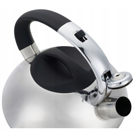 Czajnik Z Gwizdkiem Mały Solidny Stal Nierdzewna 2L Na Indukcję Gaz