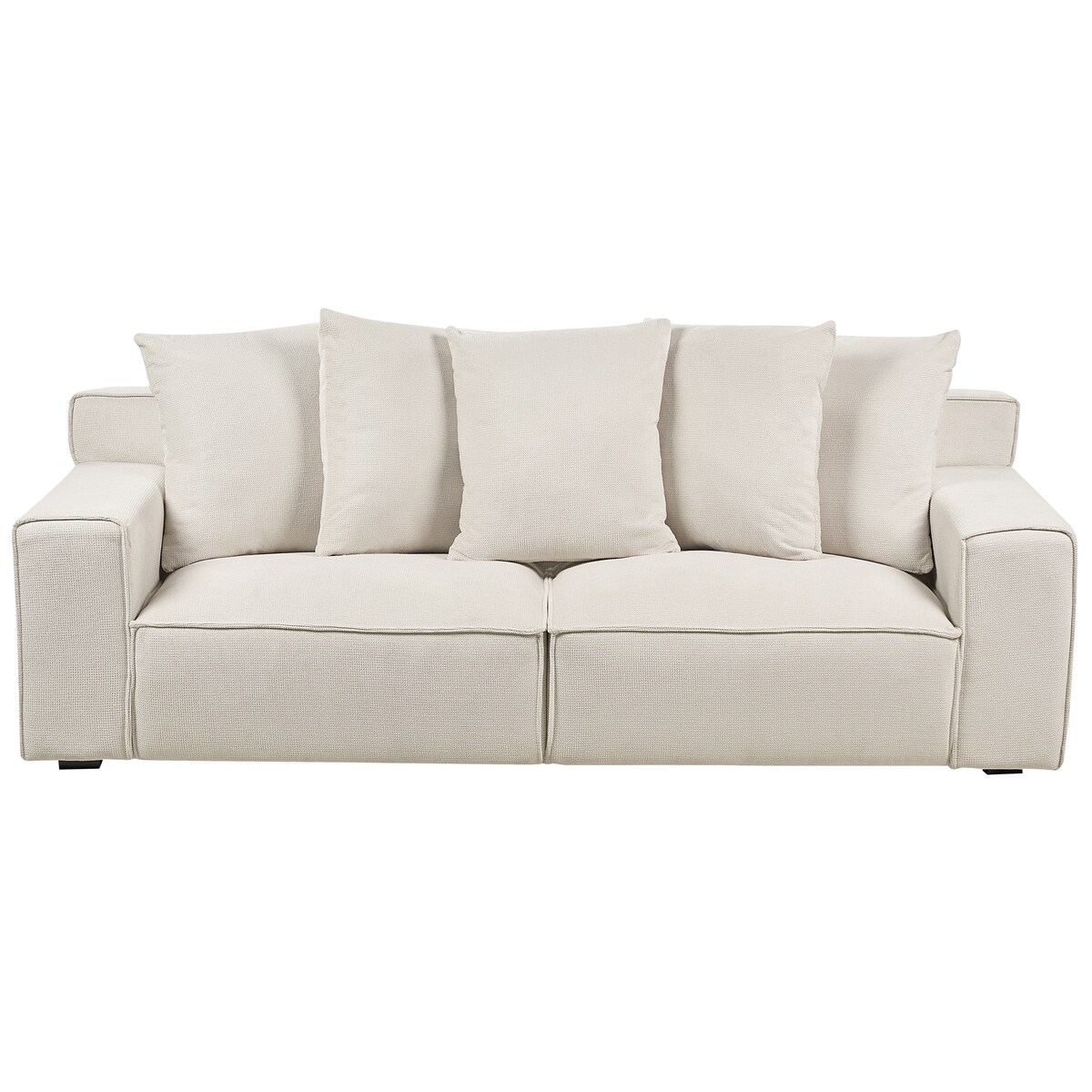 Sofa dla 3 osób VISKAN Szenil Złamana biel