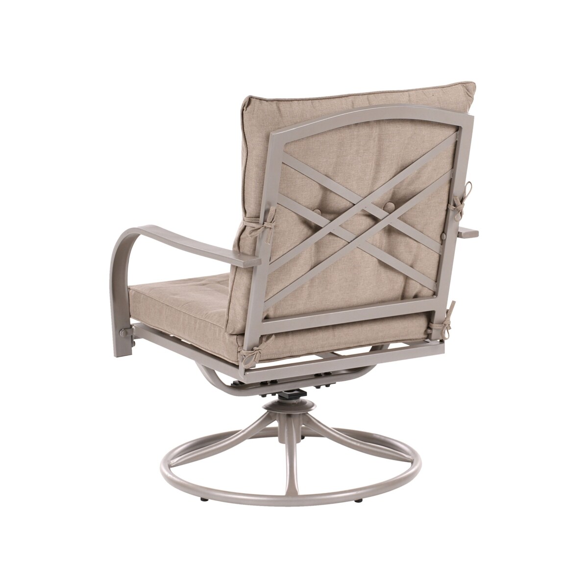 Zestaw ogrodowy dla 4 osób MESTRINO Metal Beżowy