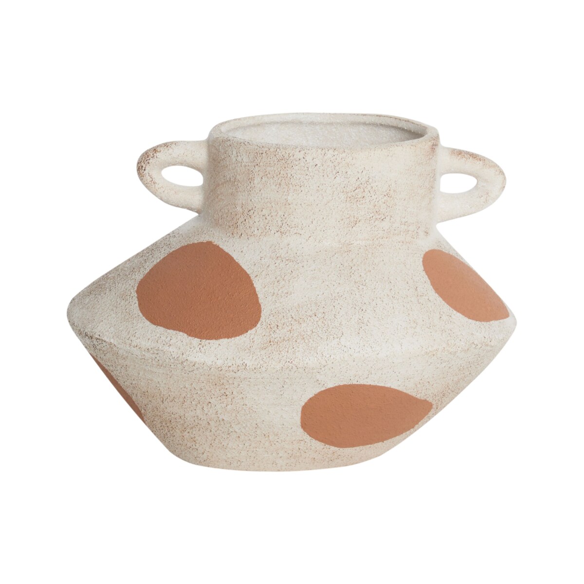 Kamionka Wazon na kwiaty 19 cm Beżowy Brązowy ALOSIDAE