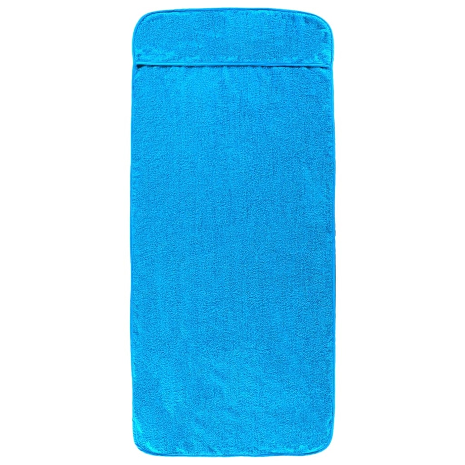 vidaXL Ręczniki plażowe, 2 szt., turkusowe, 75x200 cm, 400 g/m²