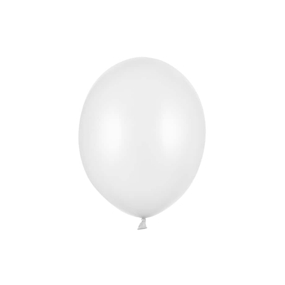 Balony Strong 30cm, Metallic Pure White (1 op. / 50 szt.)