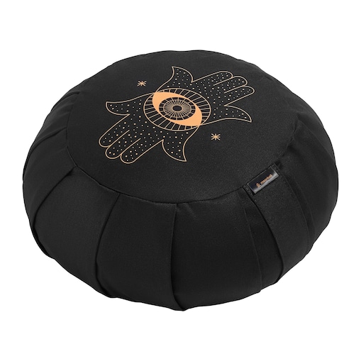 Poduszka do medytacji zafu NOT NOW, I'M MEDITATING - Illumination black