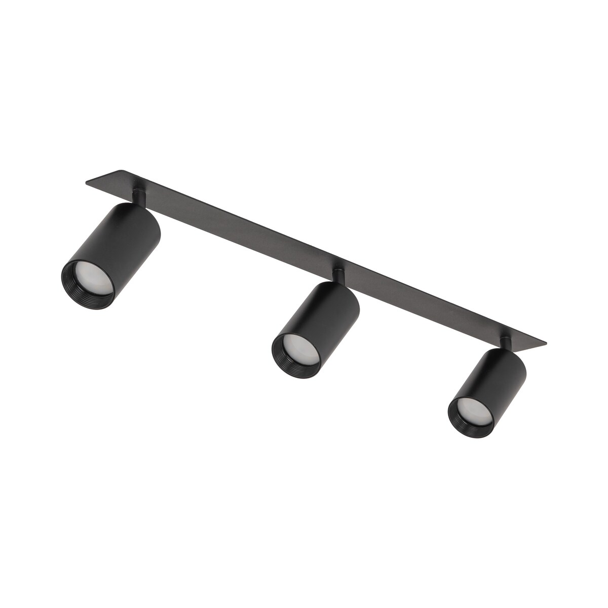 Reflektor podtynkowy potrójny TK Lighting AMIS BLACK 10808 czarno-złoty GU10 ruchome spoty