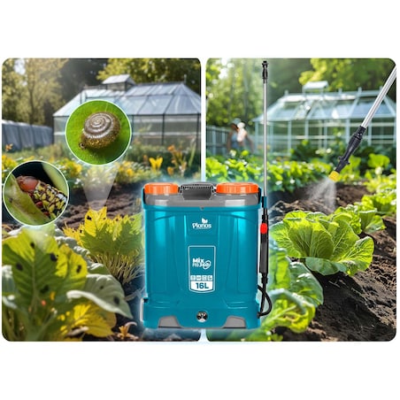 Opryskiwacz akumulatorowy Plonos PL-604 ciśnieniowy plecakowy 85 cm lanca 16L