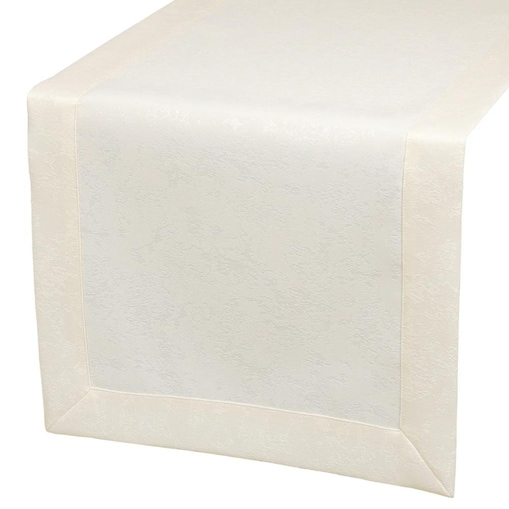 Bieżnik Marmurek ecru (377) O5 - 40x240 cm - ecru