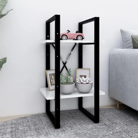 vidaXL Regał na książki, biały, 40x30x70 cm, materiał drewnopochodny