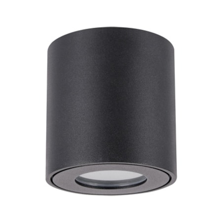 Ogrodowa LAMPA sufitowa ZORBA DWL 03955 zewnętrzna OPRAWA outdoor tuba metalowa IP54 czarna, Ideus