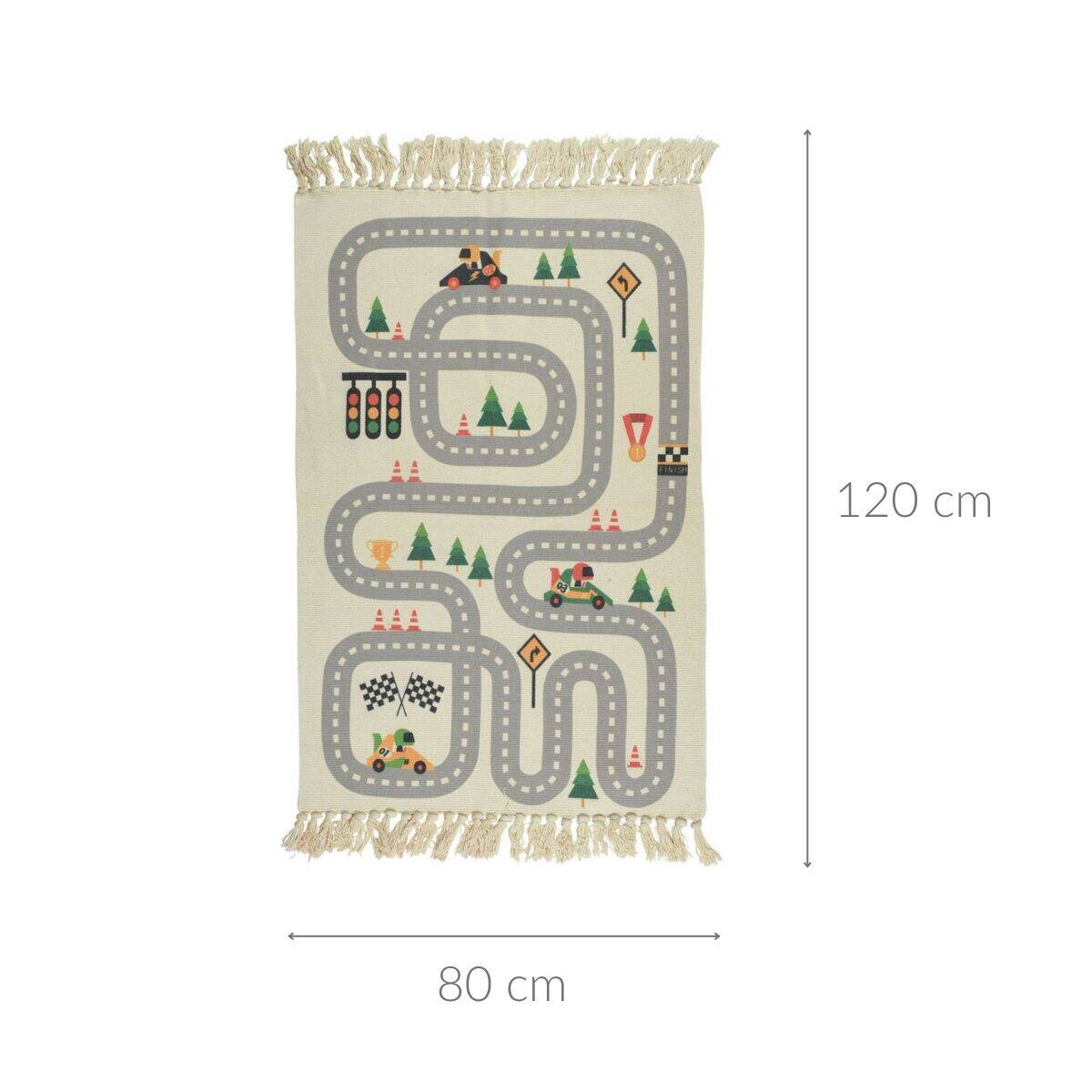 Dywan droga, z frędzlami, 80 x 120 cm