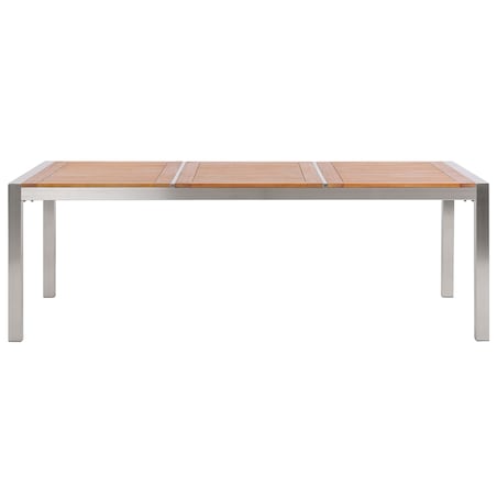 Stół ogrodowy GROSSETO 220 cm 100 cm Drewno eukaliptusowe Brązowy