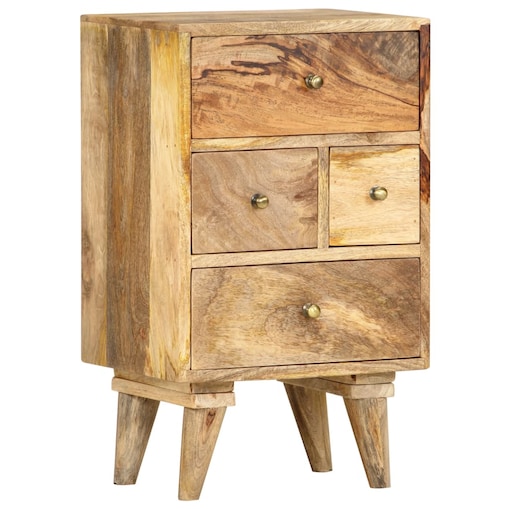 vidaXL Szafka nocna, 36x30x60 cm, lite drewno mango