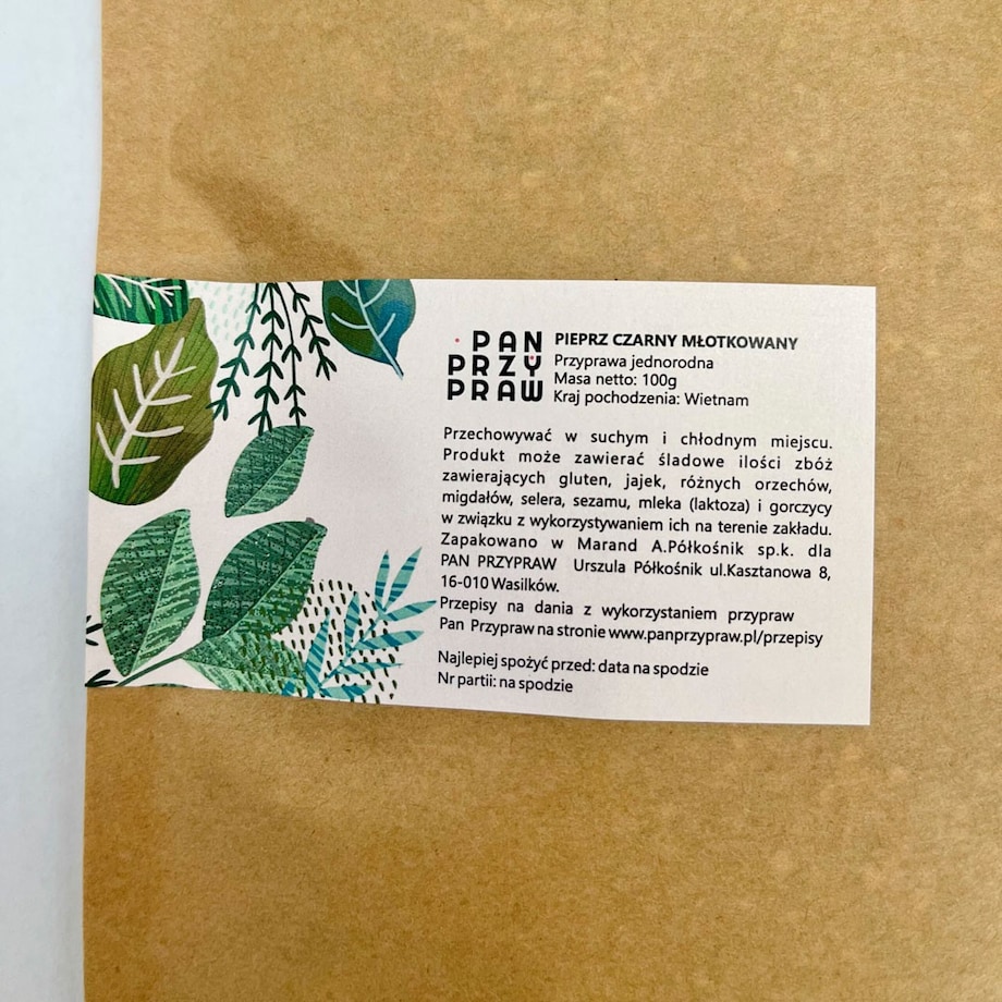 Pieprz Czarny Młotkowany – Refill