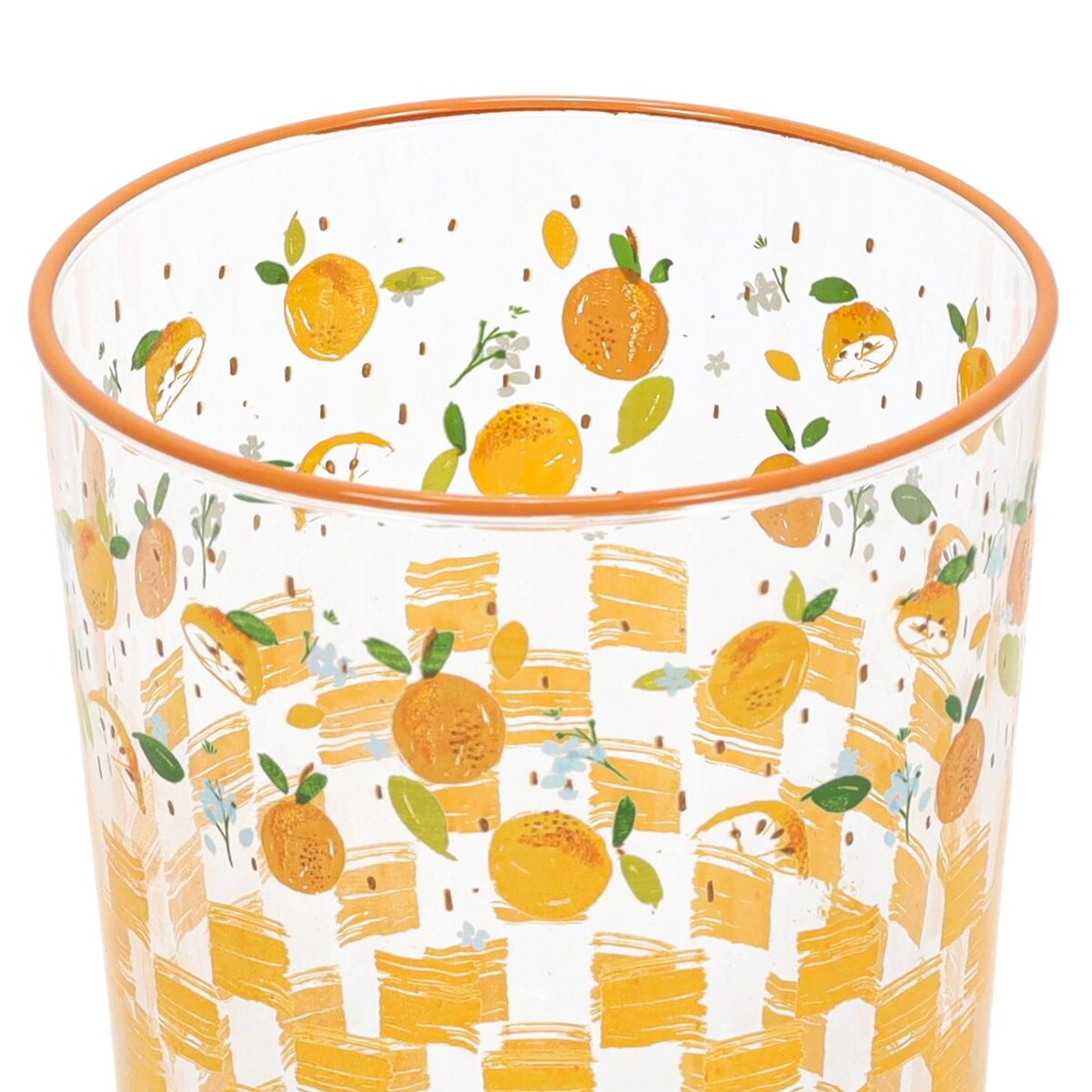 Duża szklanka w owocowy wzór, 510 ml