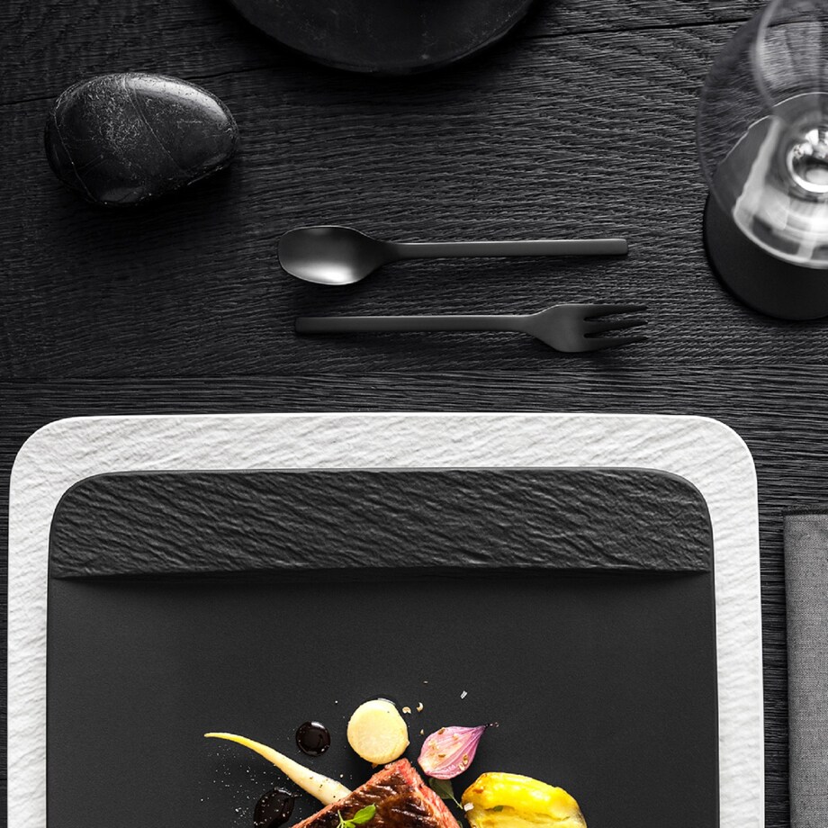 Talerz do serwowania Manufacture Rock blanc , 32.5 x 32.5 cm, Villeroy & Boch