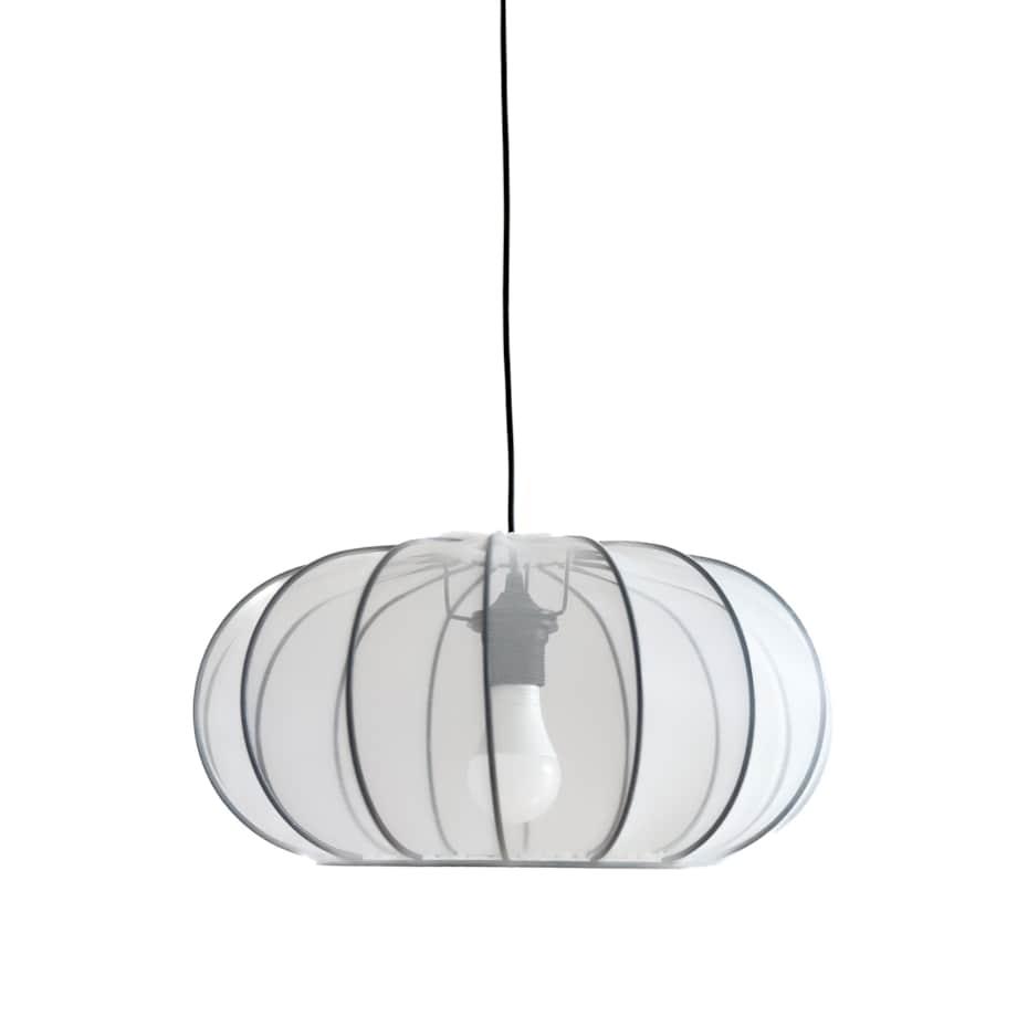 Abażur Meduza Biała Mist Black 20x40