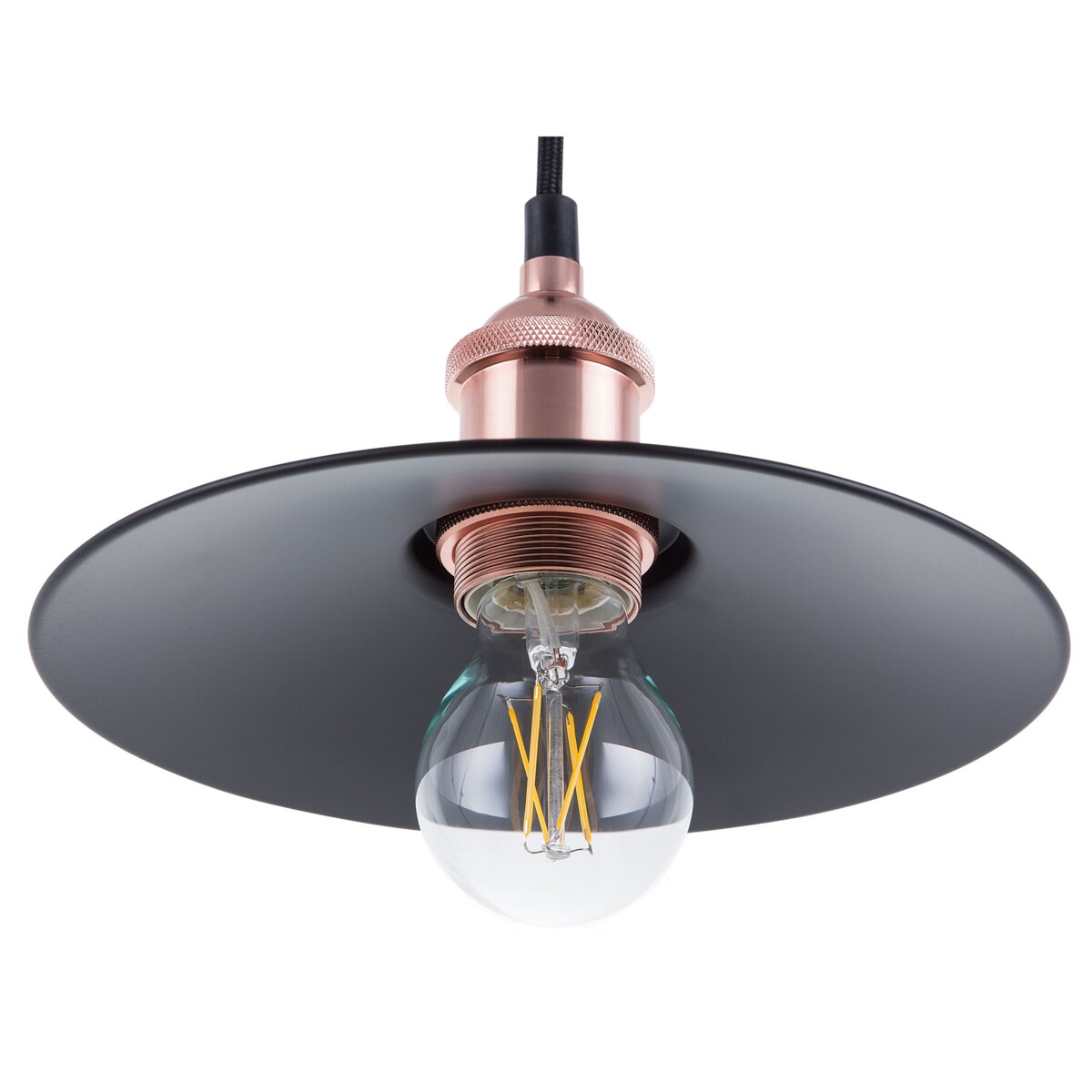 Lampa wisząca metalowa czarna SWIFT