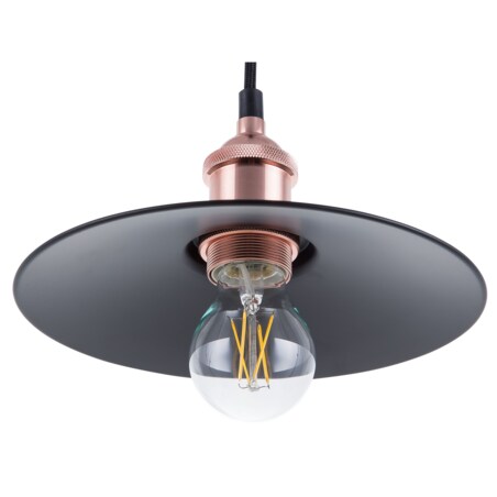 Lampa wisząca metalowa czarna SWIFT