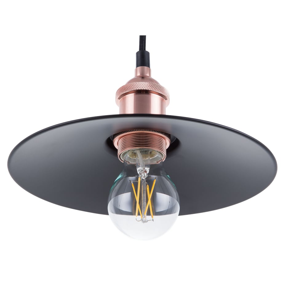 Lampa wisząca metalowa czarna SWIFT