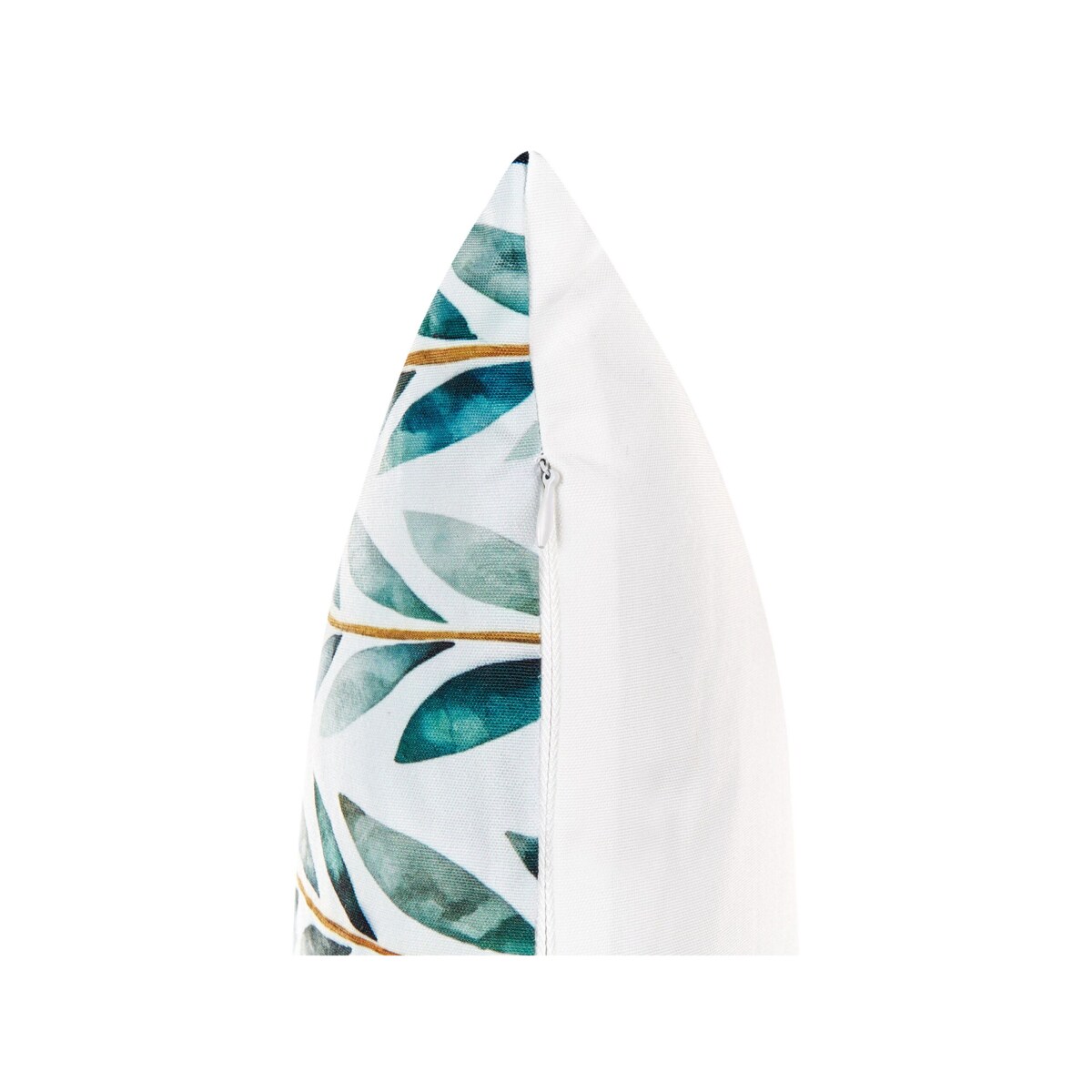 2 poduszki ogrodowe w liście 40 x 60 cm biało-zielone LOANO