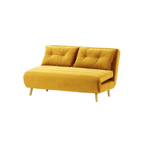 Sofa rozkładana Flic 142 cm-Velluto 8-like oak