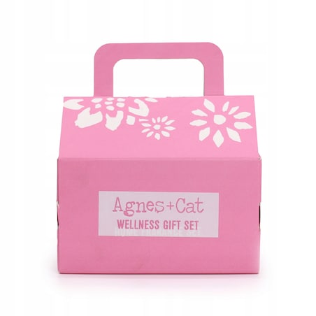 Zestaw KOSMETYKI W BOXIE gotowy prezent Agnes+Cat Wellness PIĘKNIE PACHNĄ