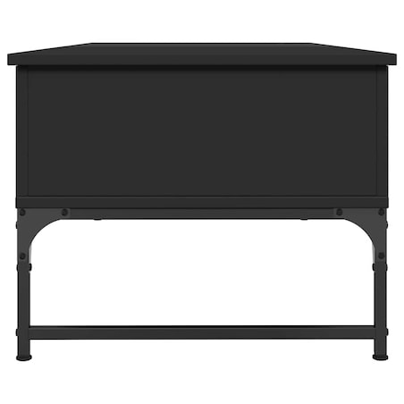 vidaXL Stolik kawowy, czarny, 100x50x40 cm