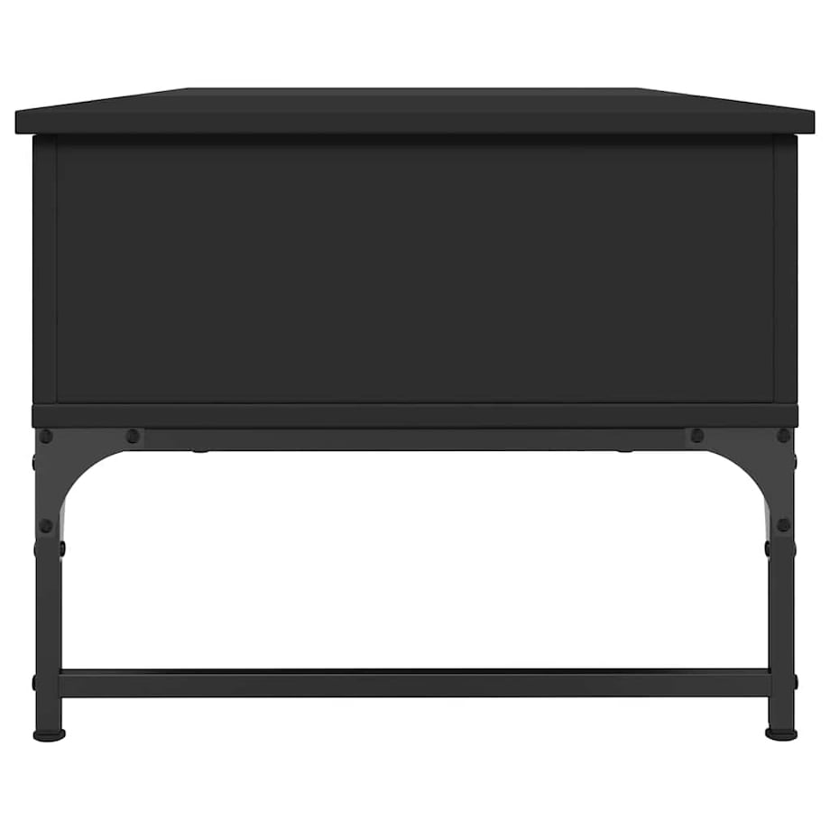 vidaXL Stolik kawowy, czarny, 100x50x40 cm