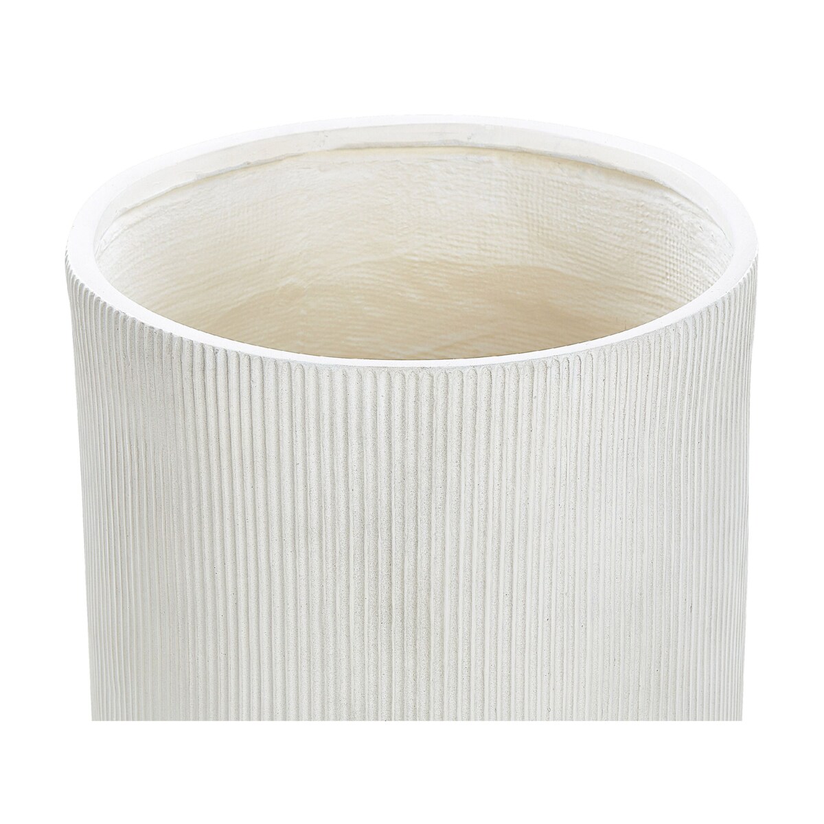 Doniczka okrągła ⌀ 55 cm złamana biel OREOI