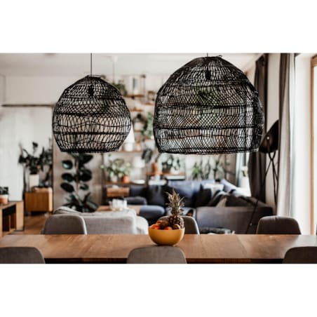 Lampa wisząca Cezar XL czarna Monnarita