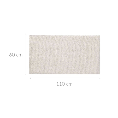 Prostokątny dywan podłogowy, pleciony, LISAIA