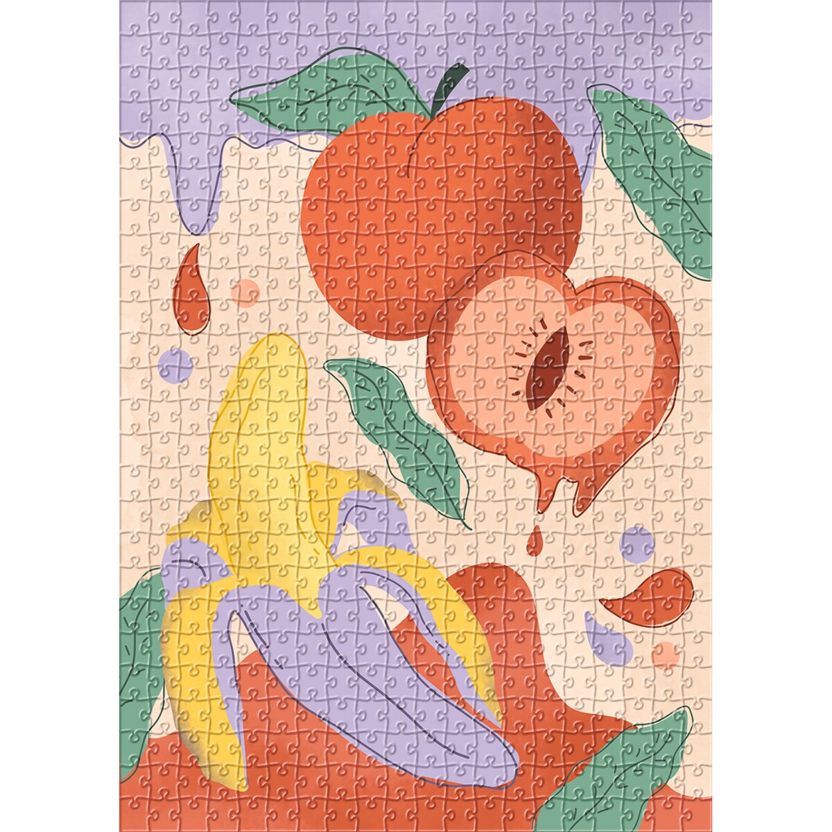Muno Puzzle "Fruity" by Ola Kryngiert Puzzle 500 el. w eco woreczku