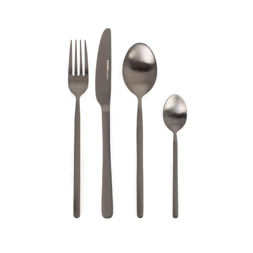 KARE zestaw sztućców GLORIA MATT BLACK 16 szt.