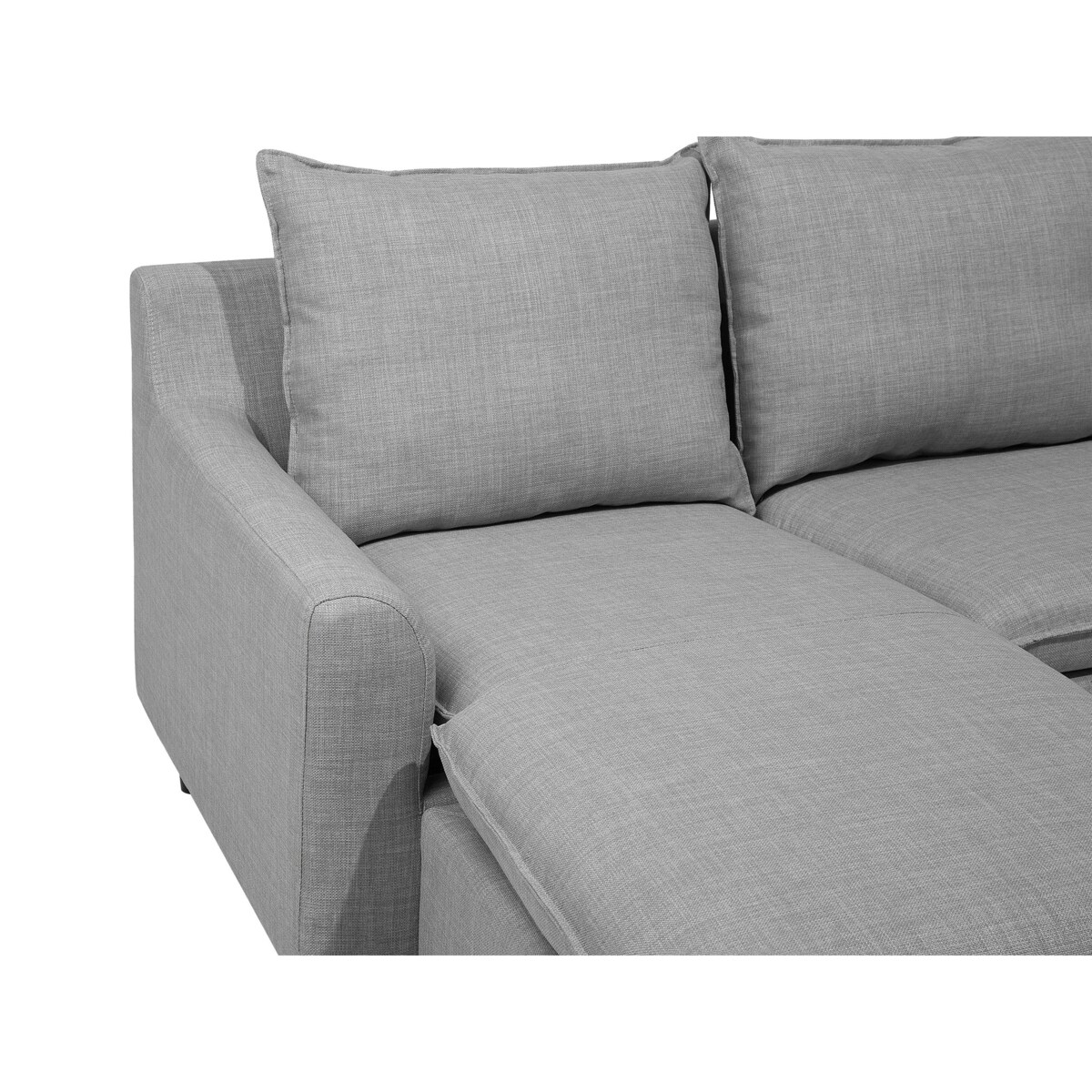 Narożnik ELVENES Jasnoszary Tkanina