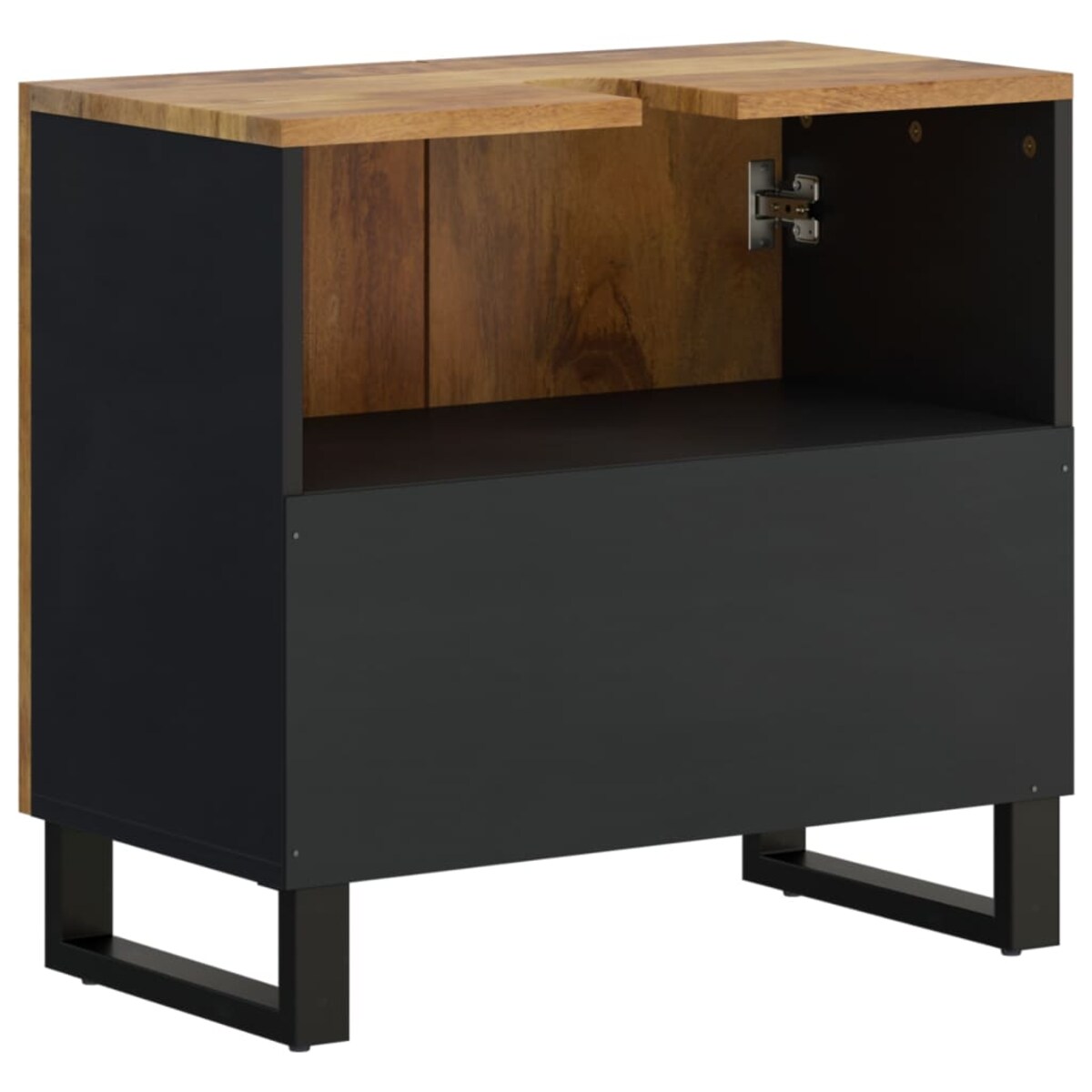 vidaXL Szafka umywalkowa, 62x33x58 cm, mango i materiał drewnopochodny