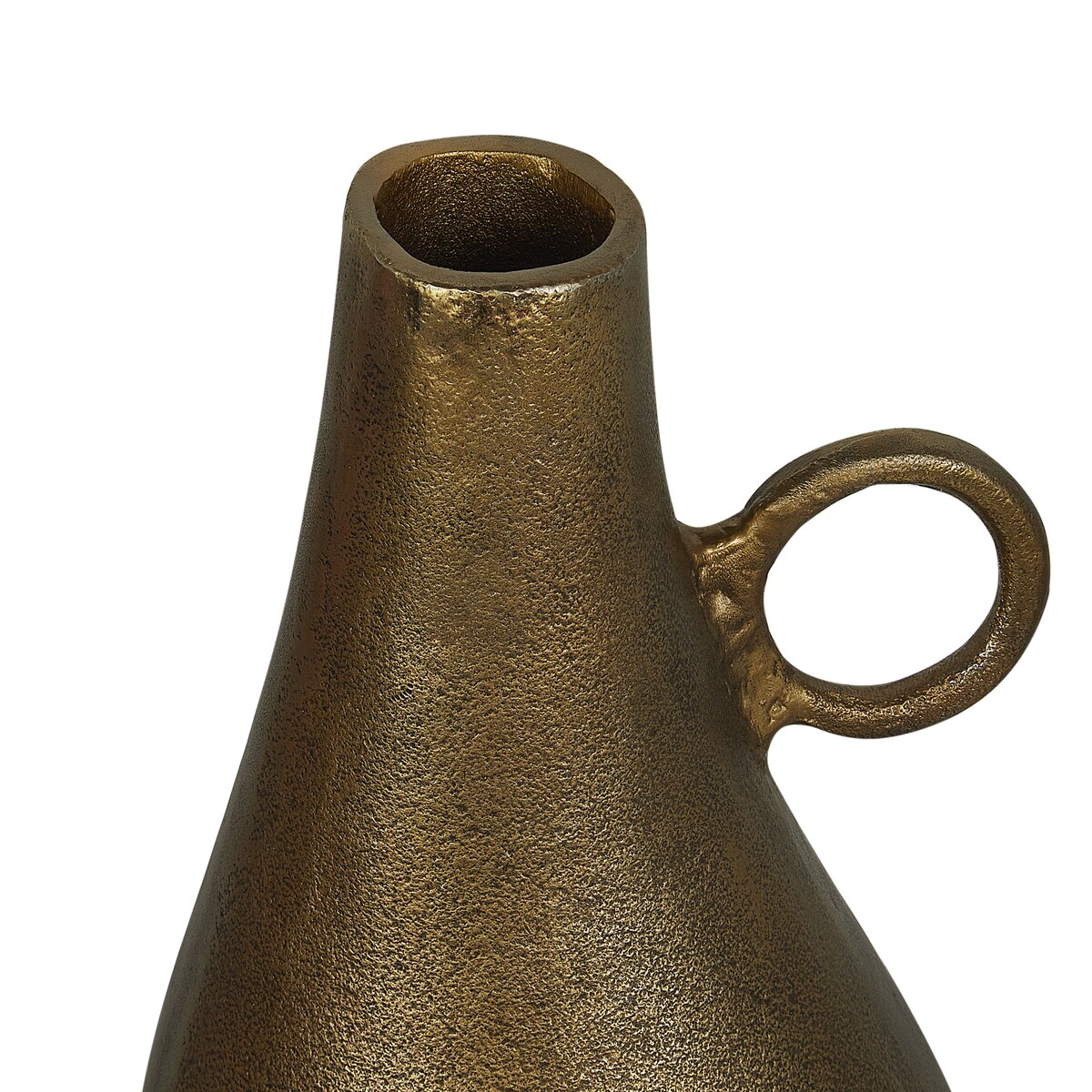 Wazon dekoracyjny SAMBHAR Metal 46 cm Mosiężny
