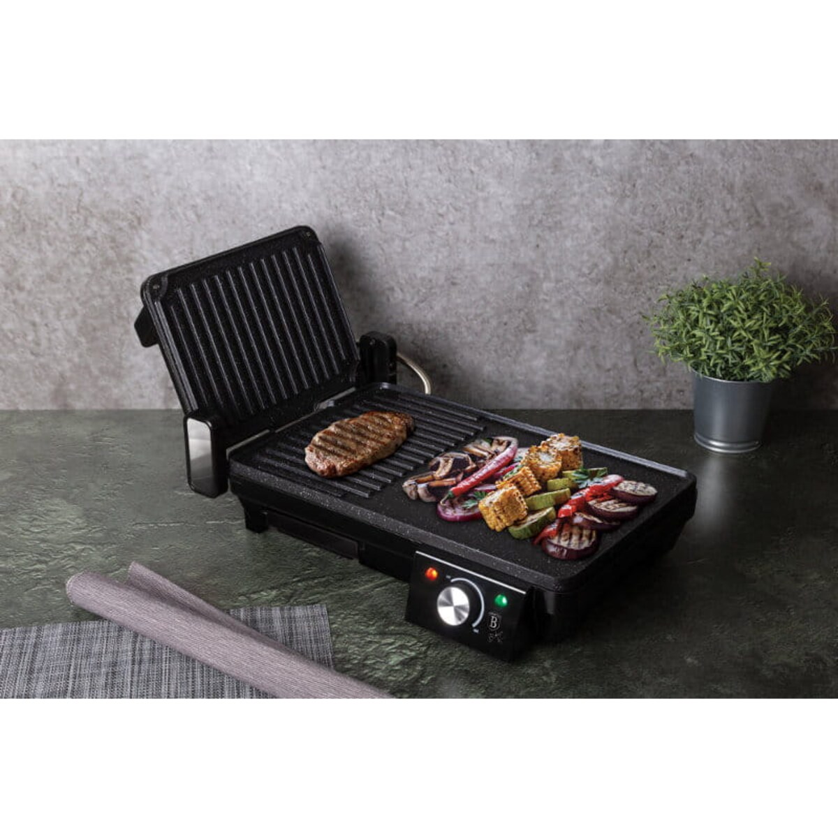 Elektryczny grill wielofunkcyjny Royal Black Collection BerlingerHaus BH-9137