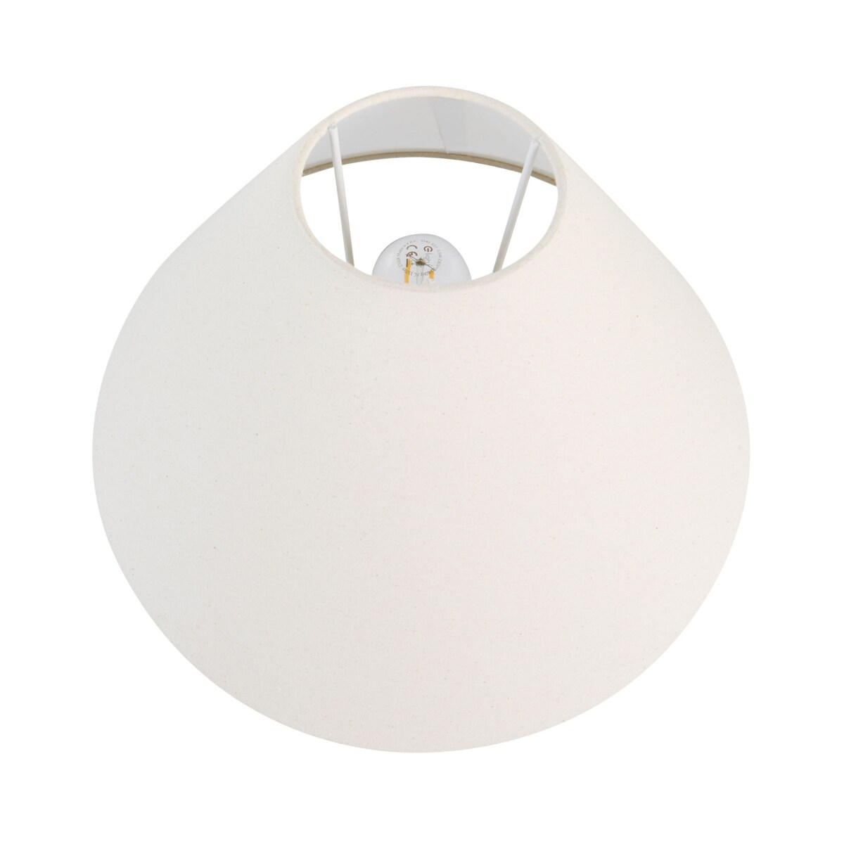 Lampa stołowa ceramiczna beżowo-czarna LUCHETTI