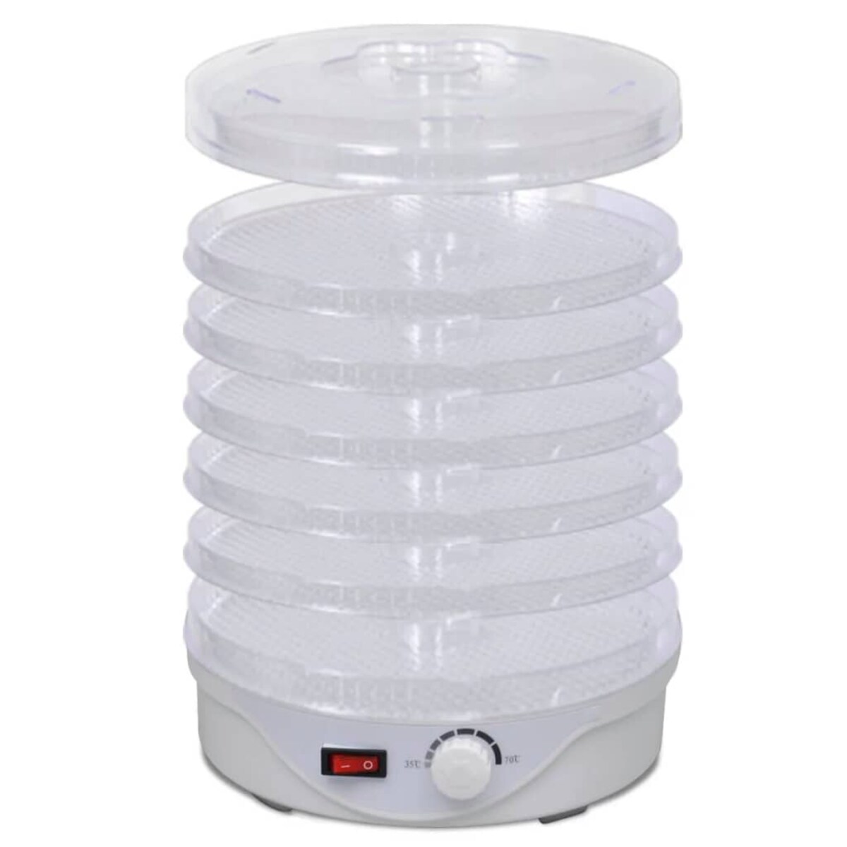 vidaXL Suszarka do żywności, okrągła, z 6 tacami, 250 W