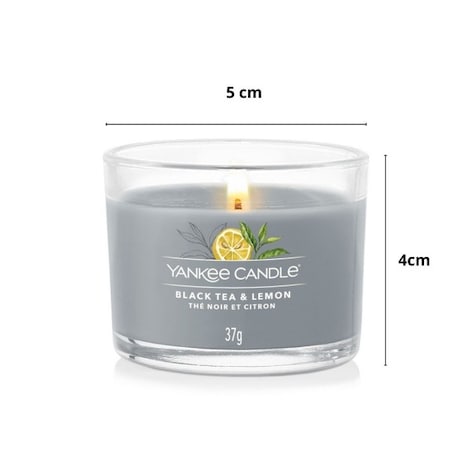 Yankee Candle świeca mini BLACK TEA & LEMON