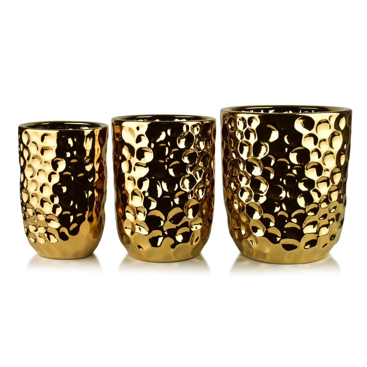 Komplet 3 osłonek ceramicznych Neva Gold