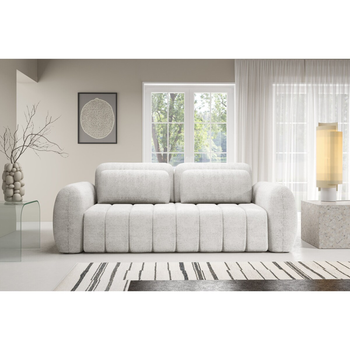 Sofa CONTII premium z funkcją spania Kolor: Quelle 01