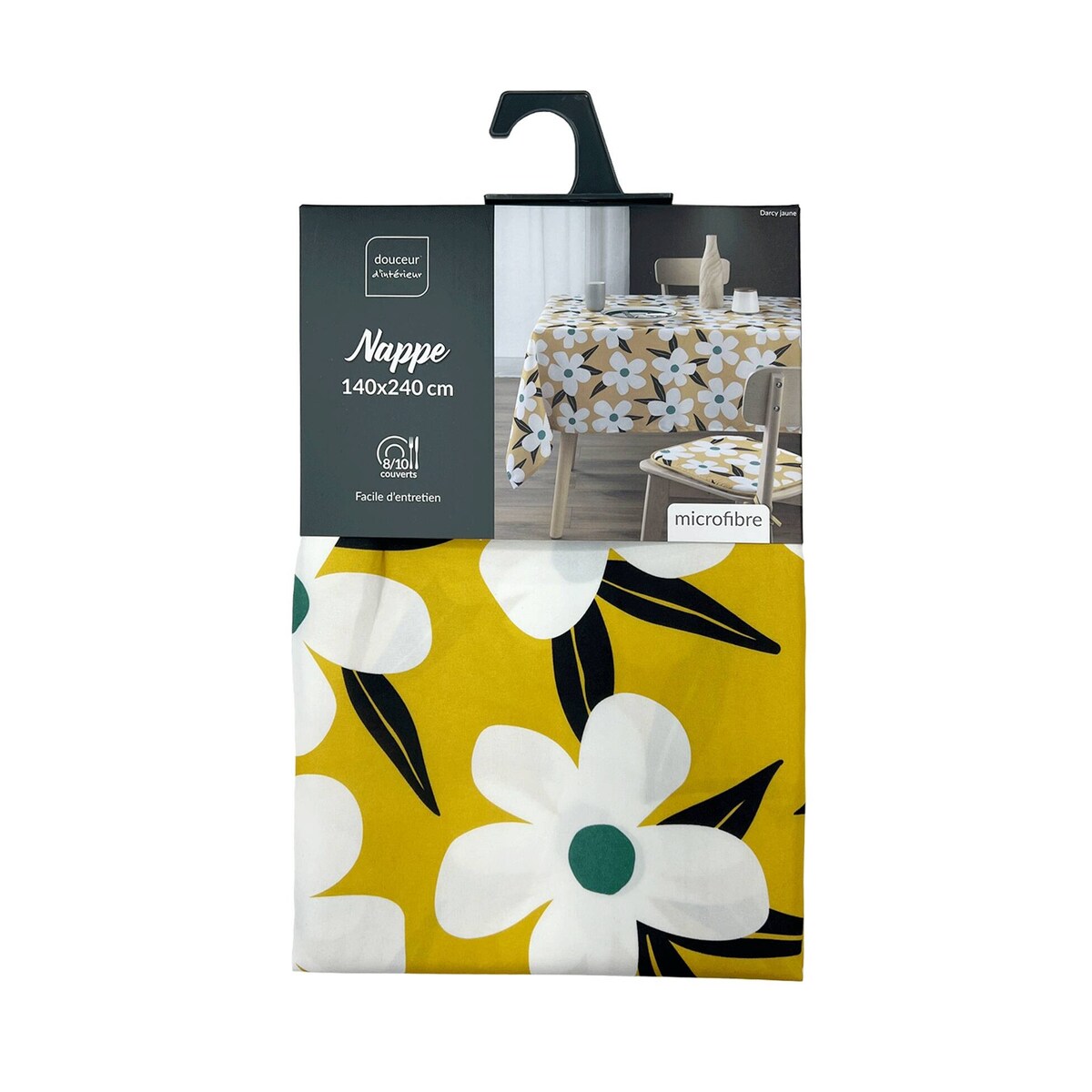 Obrus poliestrowy z nadrukiem DARCY, 140 x 240 cm