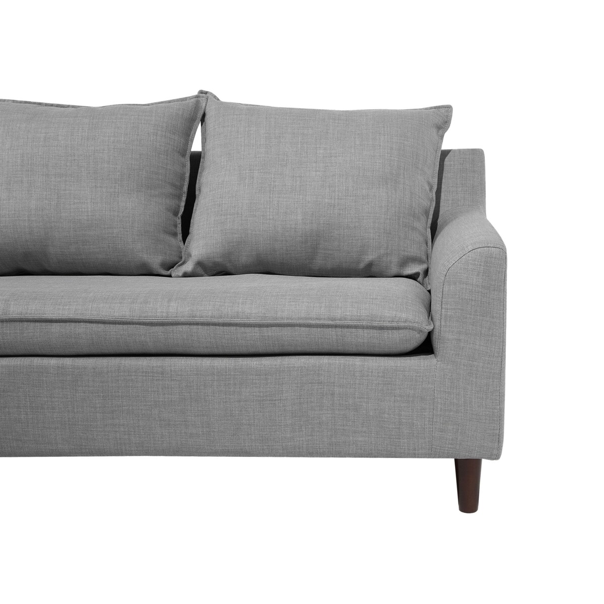 Narożnik ELVENES Jasnoszary Tkanina