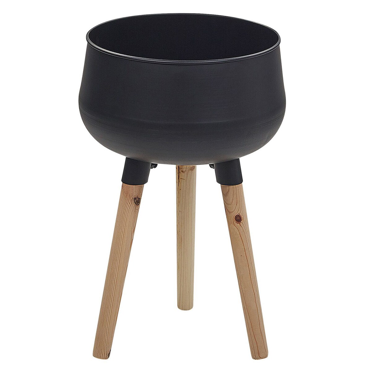 Donica na nóżkach AGROS 30 cm Czarny Metal