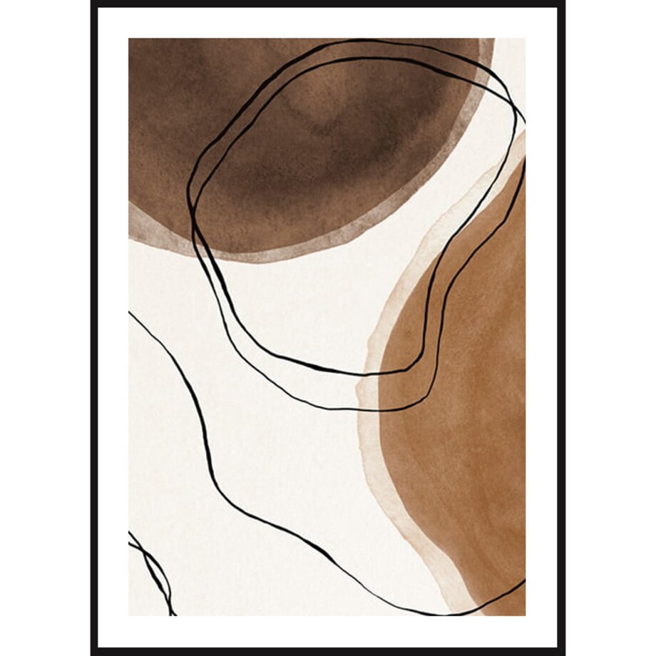 Poster Story, Plakat, Obraz - Plamy po Kawie No1, wymiary 30 x 42 cm