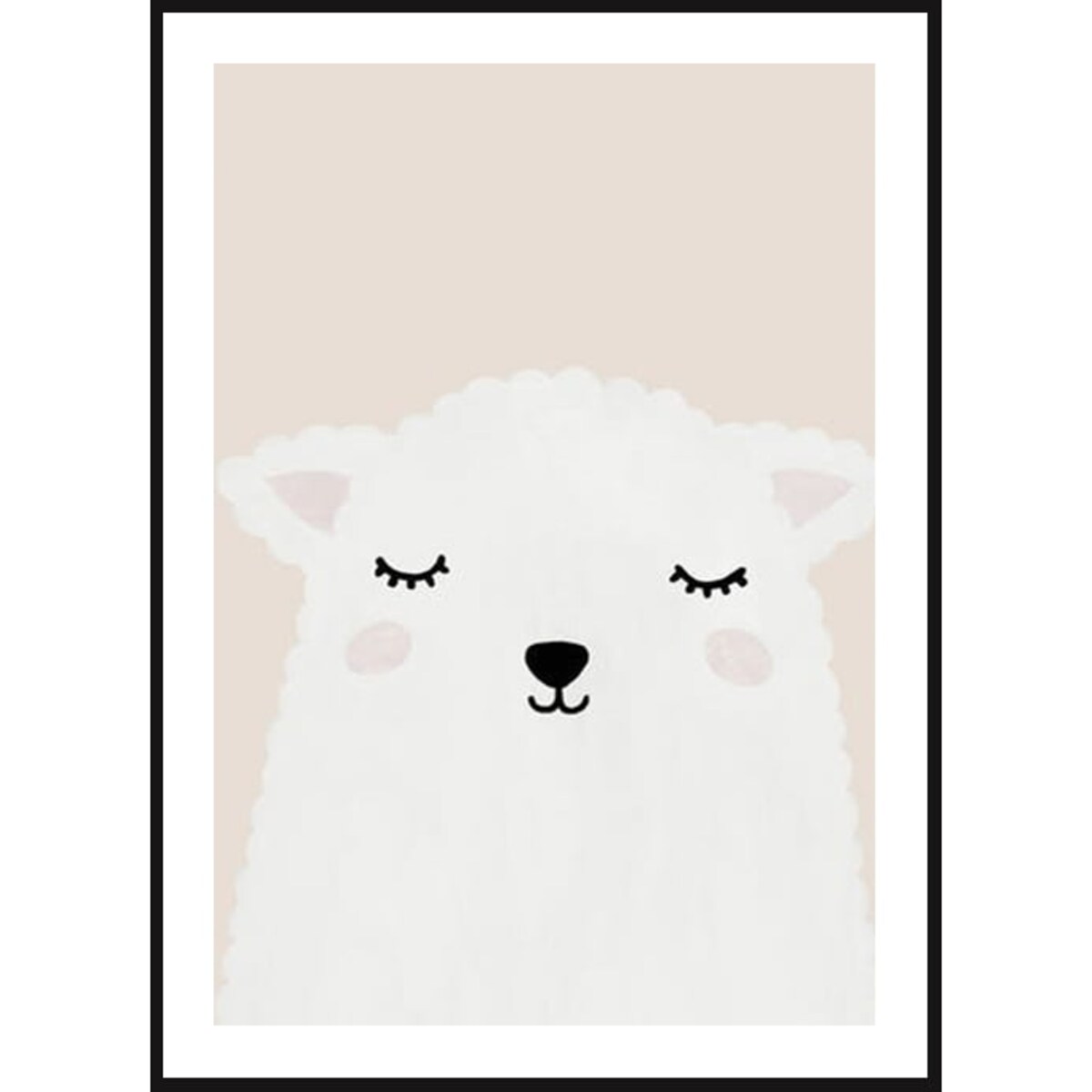 Poster Story, Plakat, Obraz - Urocza Owieczka, wymiary 21 x 30 cm