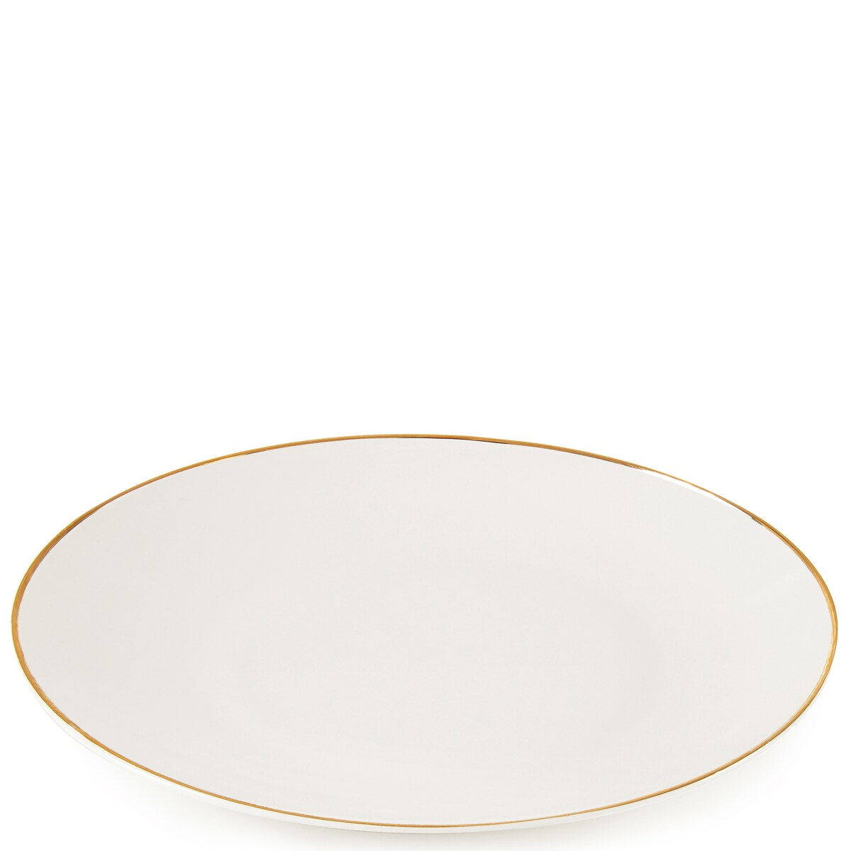 KONSIMO AD BELLA, Zestaw obiadowo-kawowy 6 os. (30 el.), kolor ecru/złoty