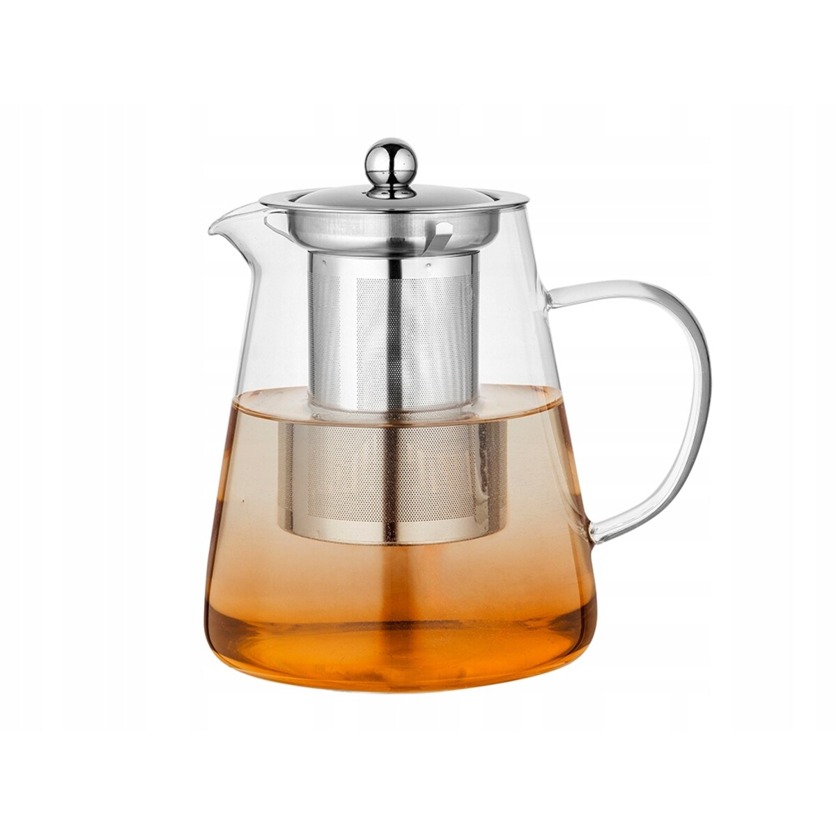 DZBANEK SZKLANY Z ZAPARZACZEM sitko imbryk czajnik na zioła herbatę 1 L box